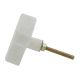 White Arrow Shape Marble Cabinet knob